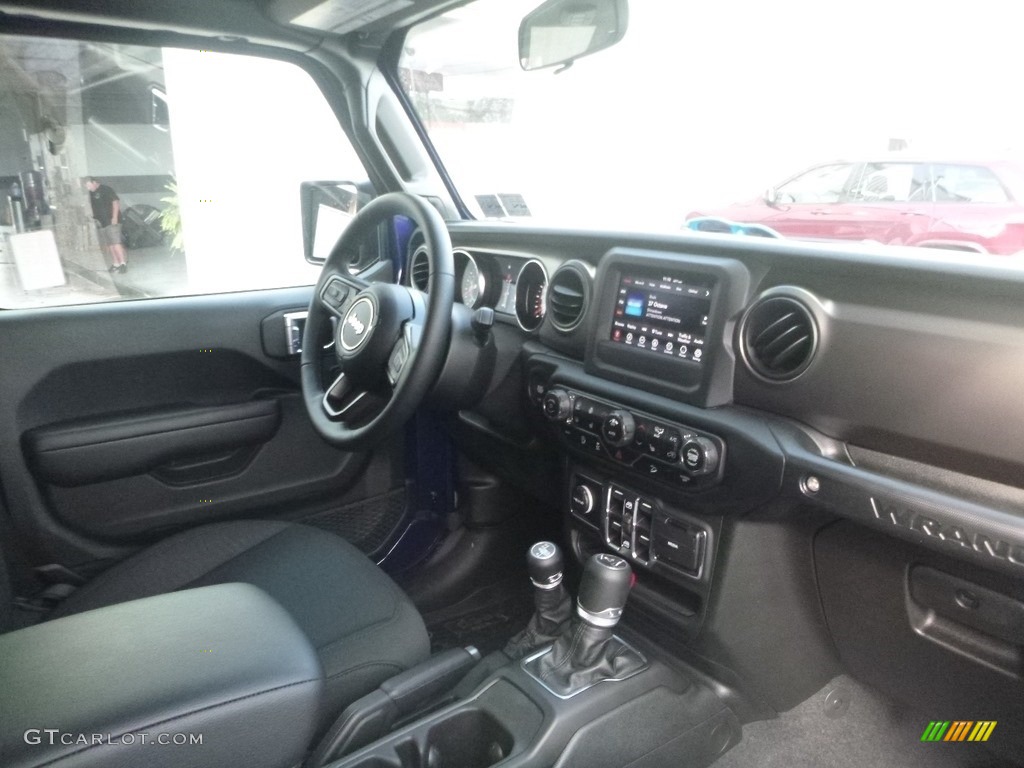 2020 Wrangler Unlimited Sport 4x4 - Ocean Blue Metallic / Black photo #11