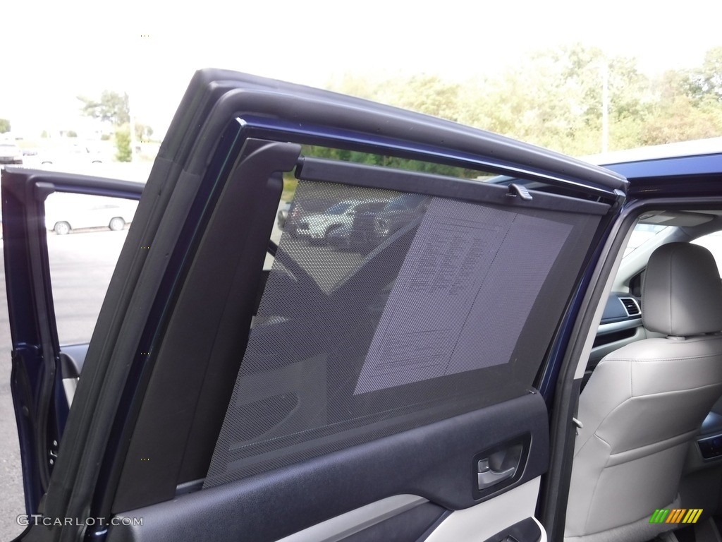 2015 Highlander XLE AWD - Nautical Blue Metallic / Ash photo #27