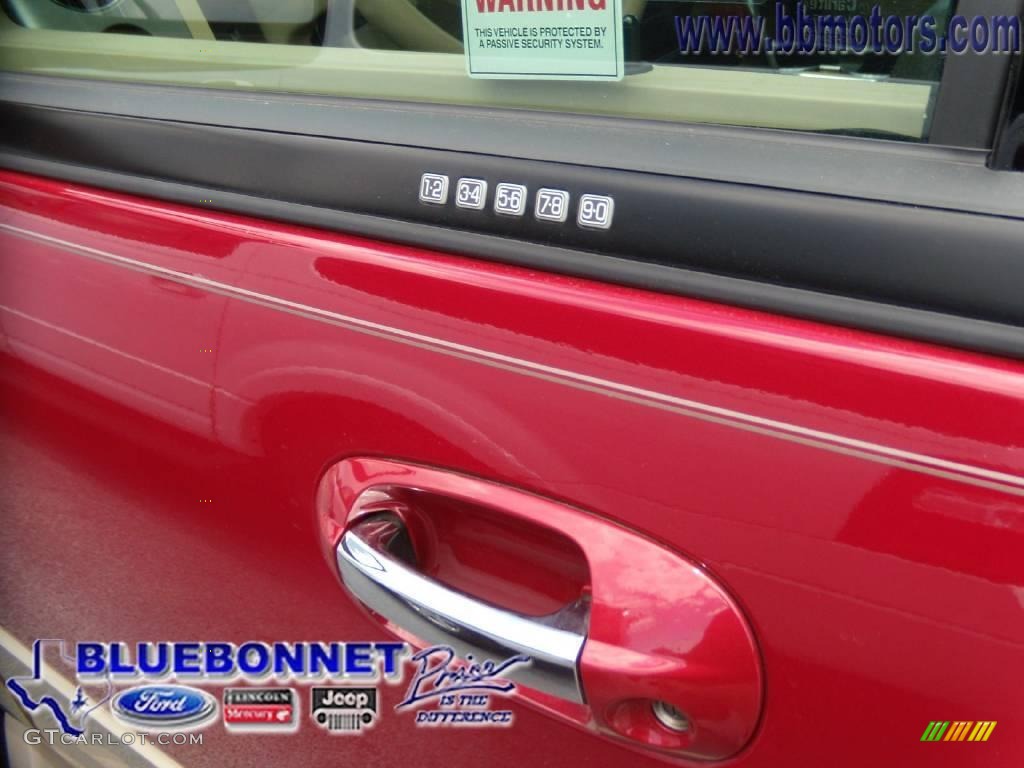 2009 Expedition Eddie Bauer 4x4 - Royal Red Metallic / Camel photo #13