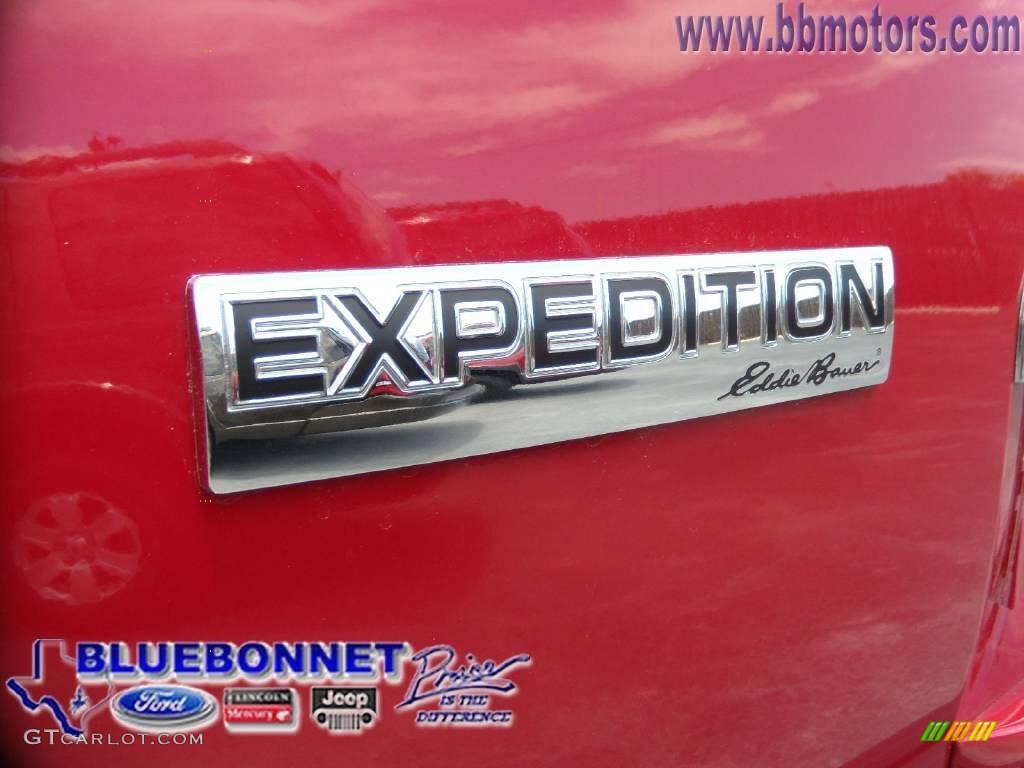 2009 Expedition Eddie Bauer 4x4 - Royal Red Metallic / Camel photo #15