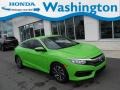 2017 Energy Green Pearl Honda Civic LX Coupe #135490437