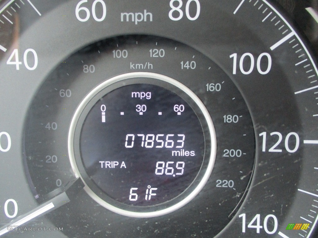 2014 CR-V EX-L AWD - Urban Titanium Metallic / Gray photo #20