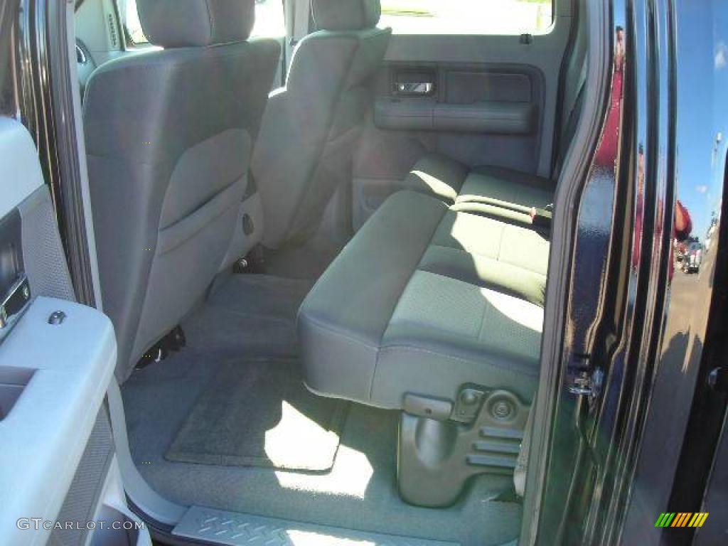 2008 F150 XLT SuperCrew - Black / Medium/Dark Flint photo #10