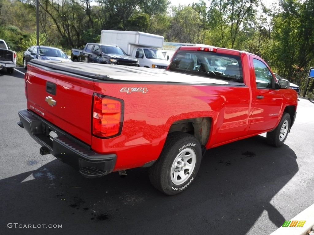 2015 Silverado 1500 WT Regular Cab 4x4 - Victory Red / Dark Ash/Jet Black photo #8