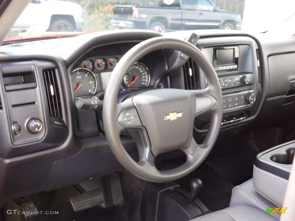 2015 Silverado 1500 WT Regular Cab 4x4 - Victory Red / Dark Ash/Jet Black photo #15