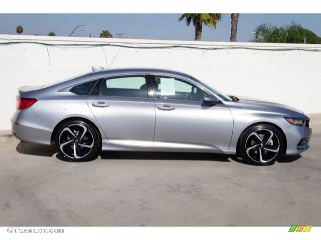 2018 Accord Sport Sedan - Lunar Silver Metallic / Black photo #12