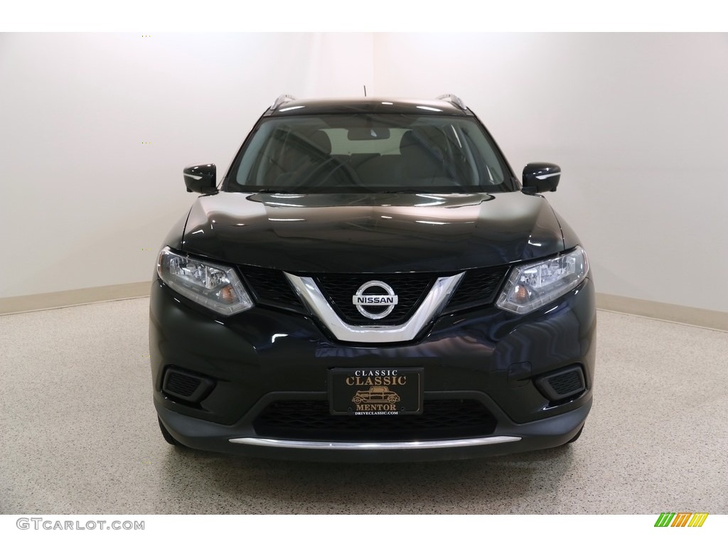 2015 Rogue SV AWD - Super Black / Charcoal photo #2