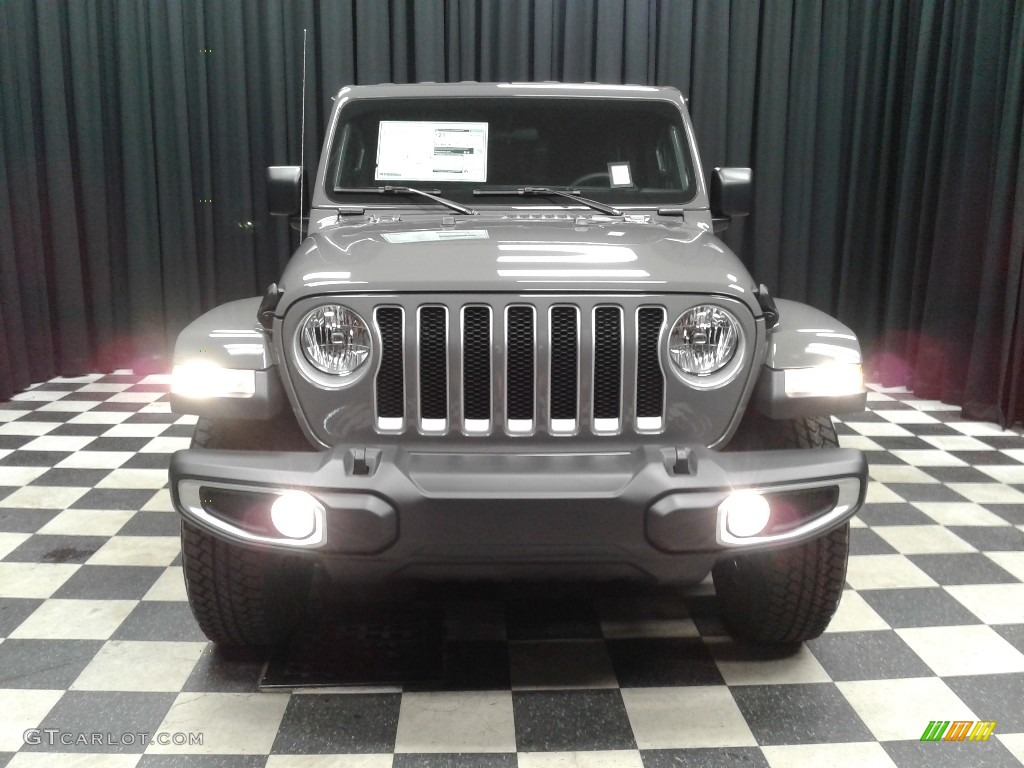 2020 Wrangler Unlimited Sahara 4x4 - Sting-Gray / Black photo #3