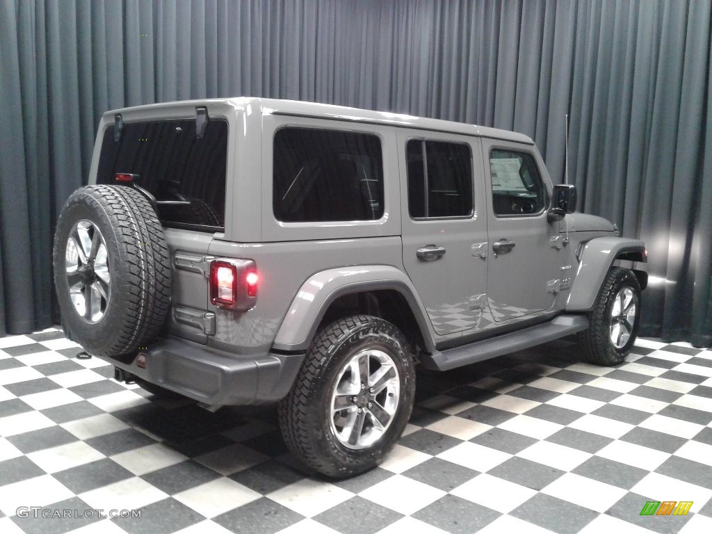 2020 Wrangler Unlimited Sahara 4x4 - Sting-Gray / Black photo #6