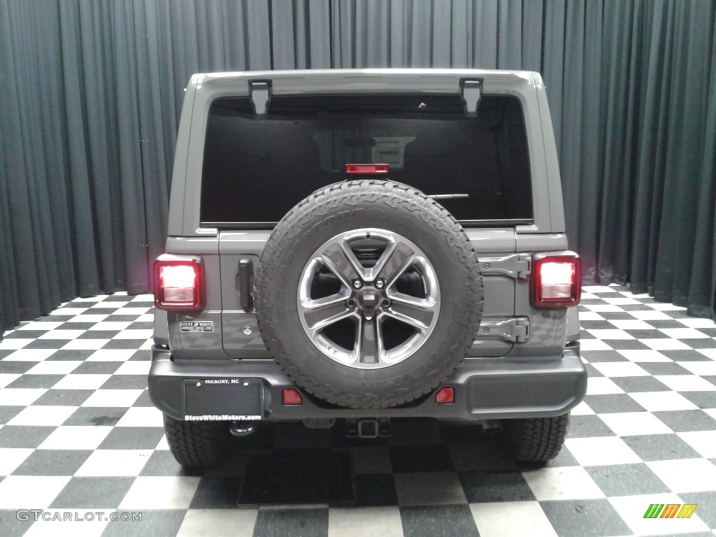 2020 Wrangler Unlimited Sahara 4x4 - Sting-Gray / Black photo #7