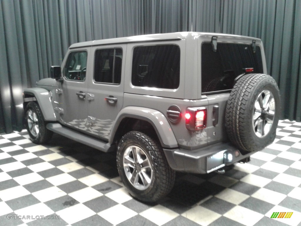 2020 Wrangler Unlimited Sahara 4x4 - Sting-Gray / Black photo #8