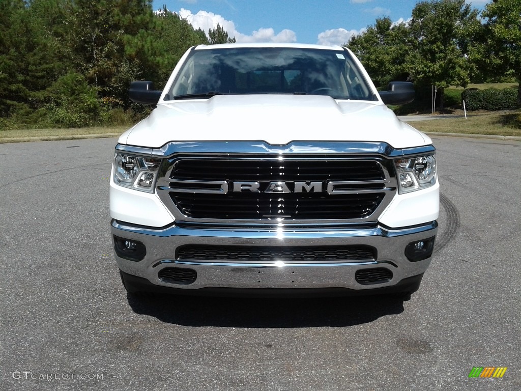 2020 1500 Big Horn Crew Cab 4x4 - Bright White / Black/Diesel Gray photo #3