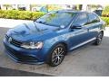 Silk Blue Metallic - Jetta SE Photo No. 4