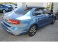 2017 Silk Blue Metallic Volkswagen Jetta SE  photo #9