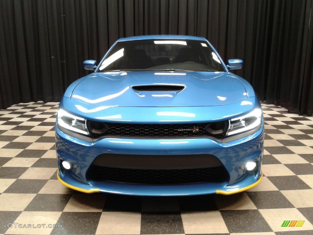 2019 Charger R/T Scat Pack - B5 Blue Pearl / Black photo #3