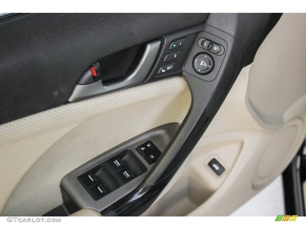 2010 TSX Sedan - Crystal Black Pearl / Parchment photo #15