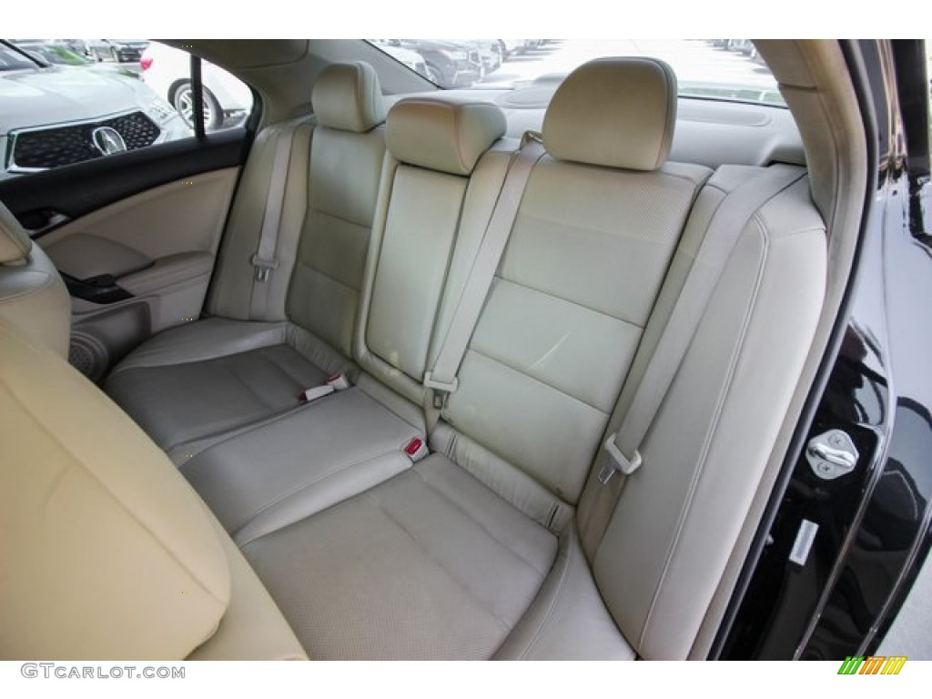 2010 TSX Sedan - Crystal Black Pearl / Parchment photo #21