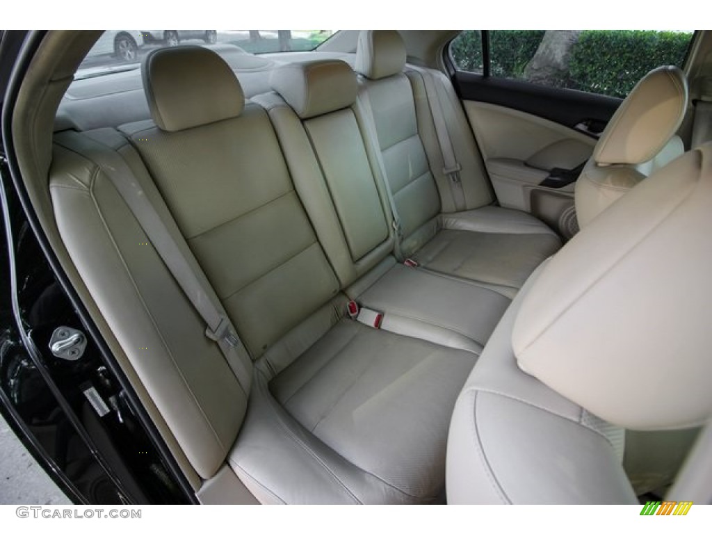 2010 TSX Sedan - Crystal Black Pearl / Parchment photo #24