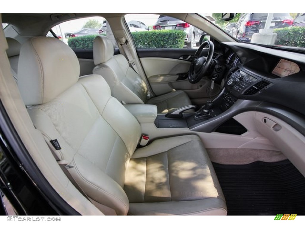 2010 TSX Sedan - Crystal Black Pearl / Parchment photo #26