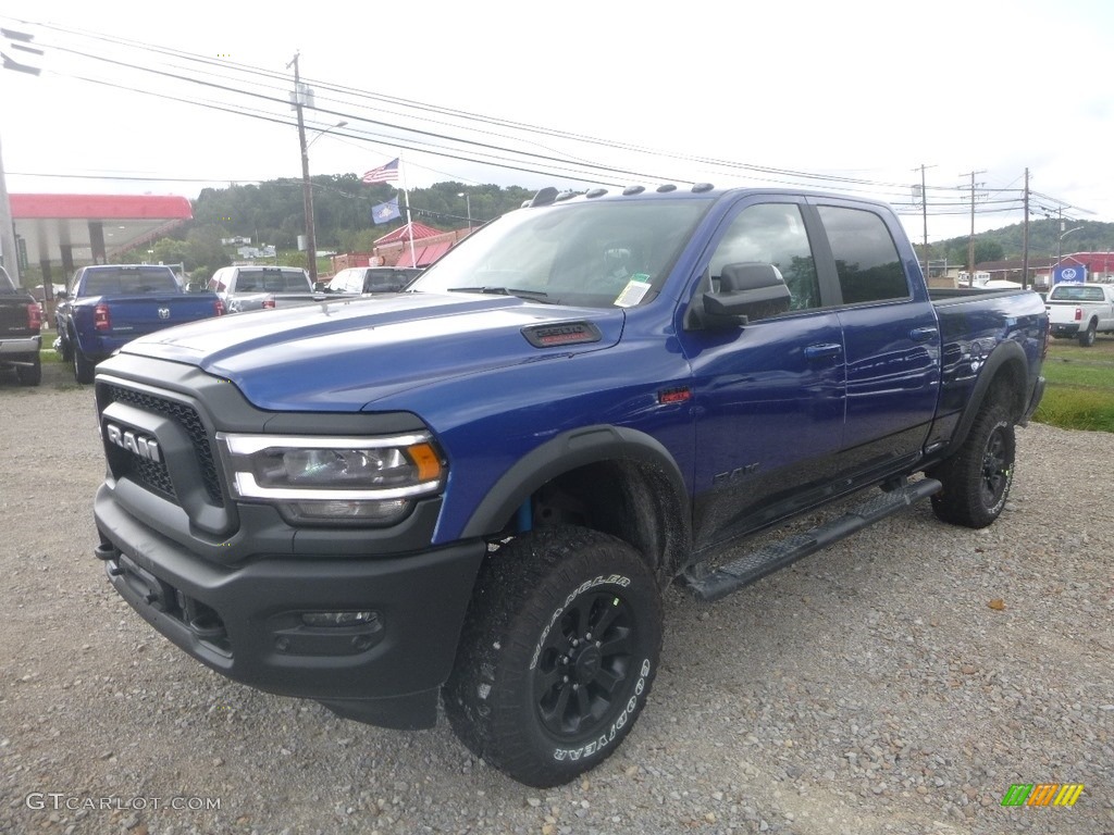 2019 2500 Power Wagon Crew Cab 4x4 - Blue Streak Pearl / Black/Diesel Gray photo #1