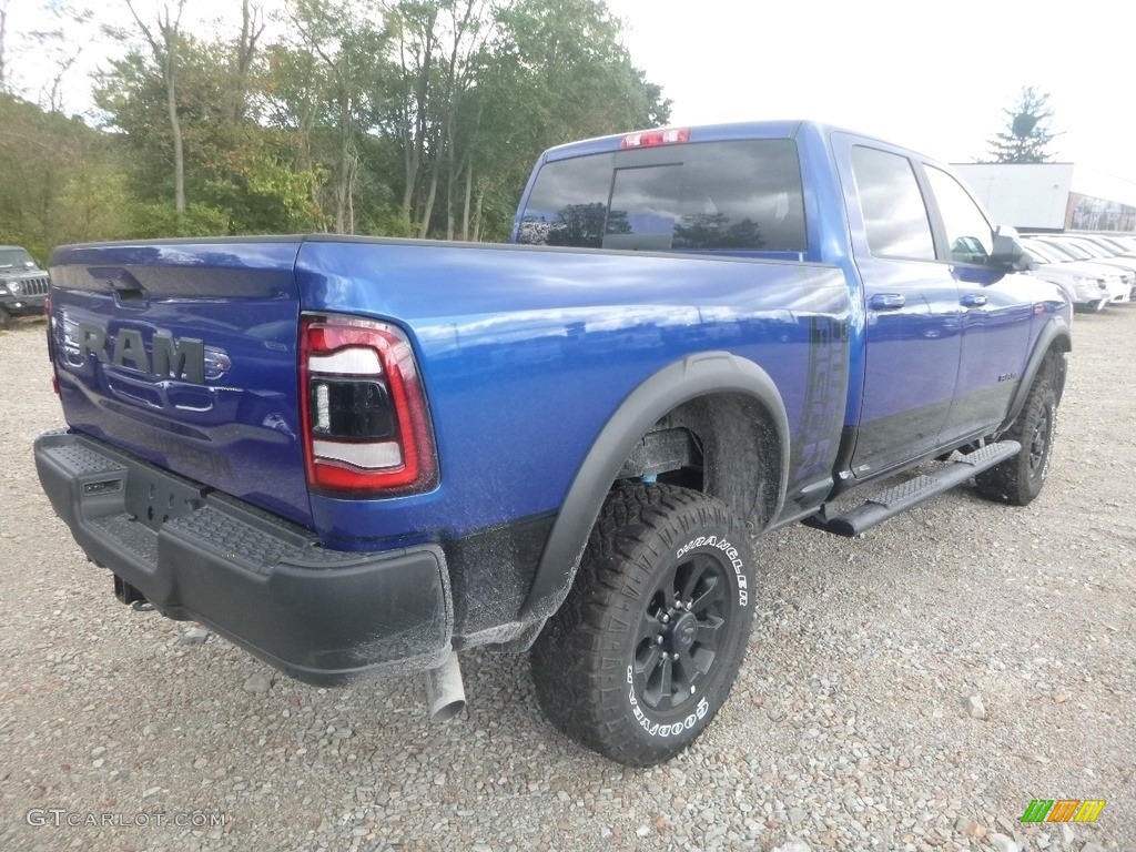 2019 2500 Power Wagon Crew Cab 4x4 - Blue Streak Pearl / Black/Diesel Gray photo #5