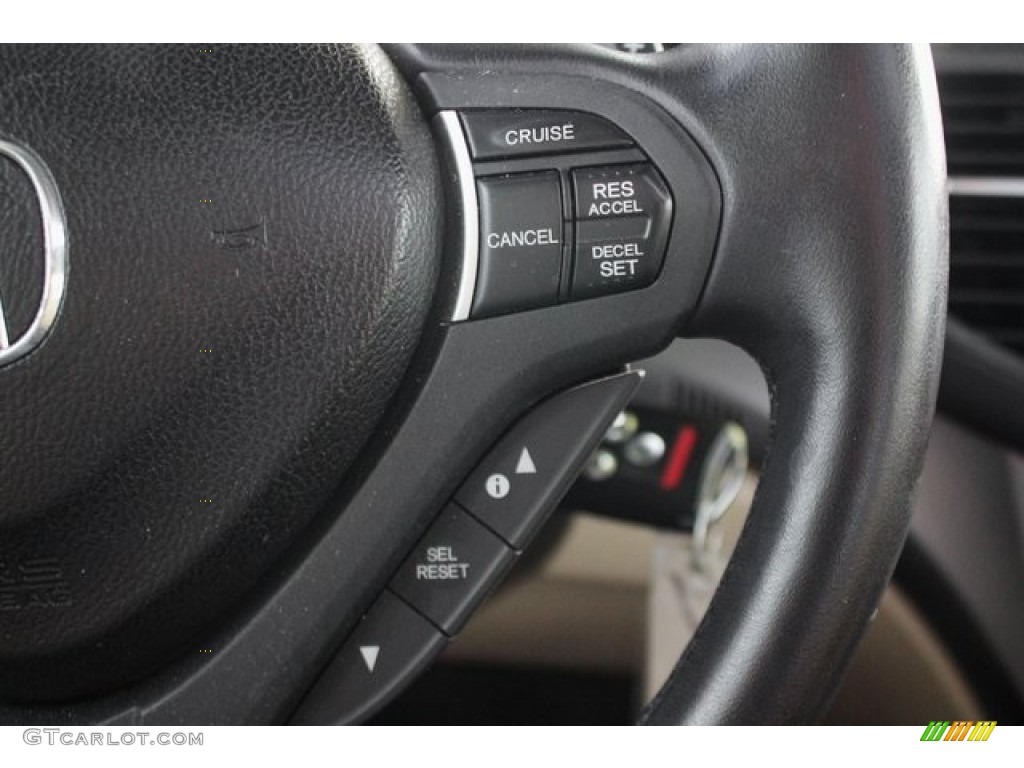 2010 TSX Sedan - Crystal Black Pearl / Parchment photo #34