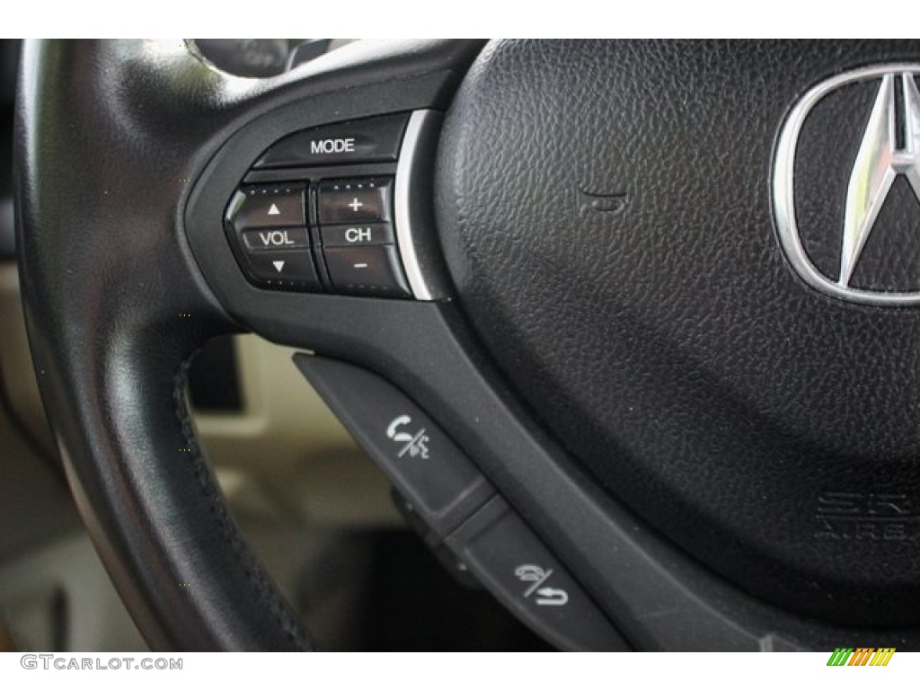 2010 TSX Sedan - Crystal Black Pearl / Parchment photo #35