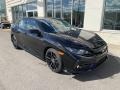 2020 Crystal Black Pearl Honda Civic Sport Hatchback  photo #2