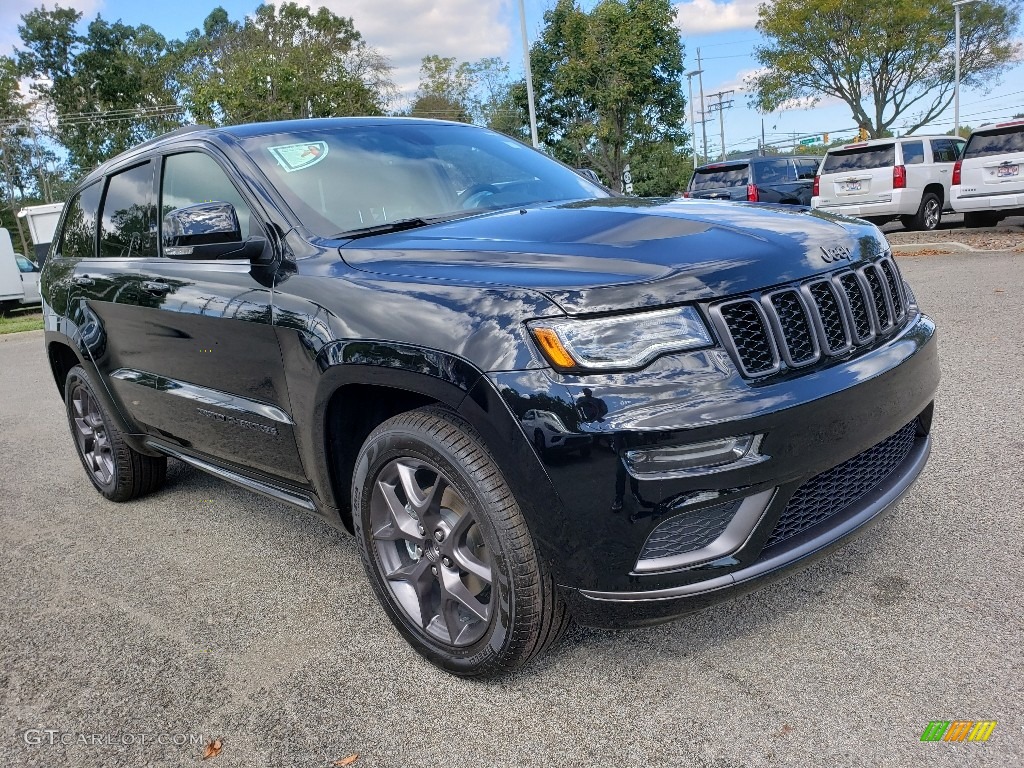 Diamond Black Crystal Pearl 2020 Jeep Grand Cherokee Limited 4x4 Exterior Photo #135507527