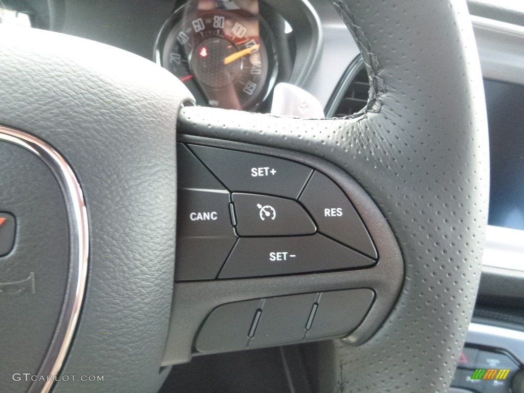 2019 Dodge Challenger GT AWD Black Steering Wheel Photo #135508355