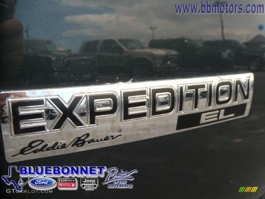 2009 Expedition EL Eddie Bauer 4x4 - Black Pearl Slate Metallic / Camel photo #19