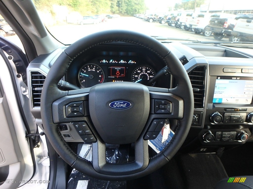 2019 F150 XLT SuperCrew 4x4 - Oxford White / Black photo #17