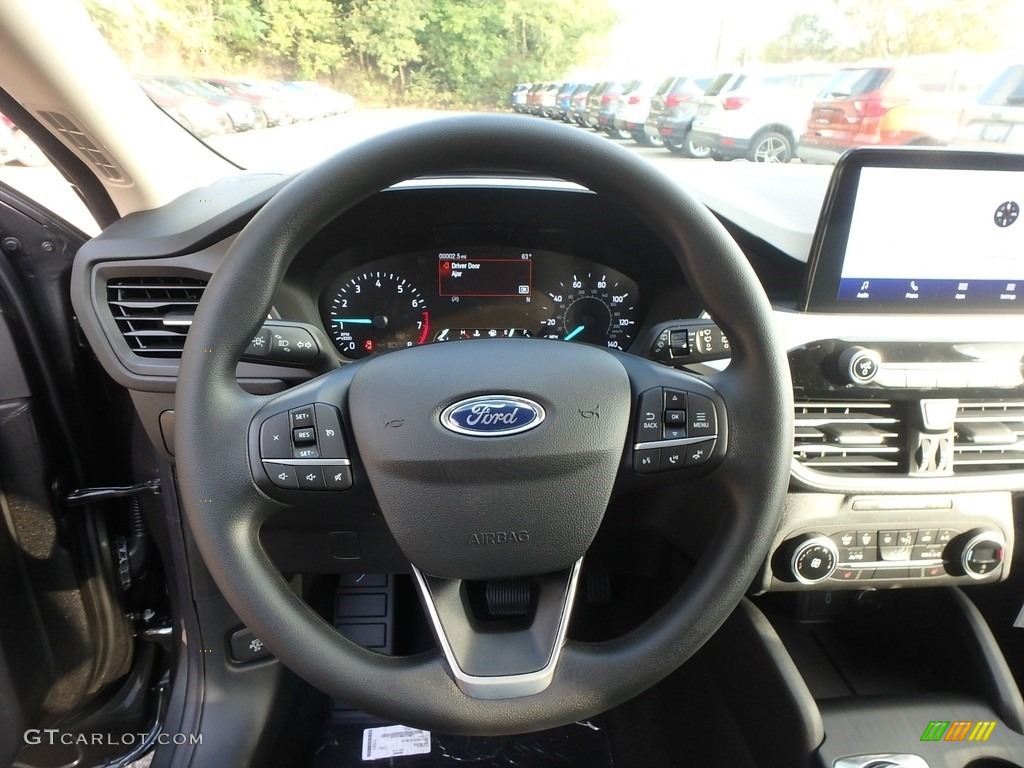 2020 Ford Escape SE 4WD Dark Earth Gray Steering Wheel Photo #135509753