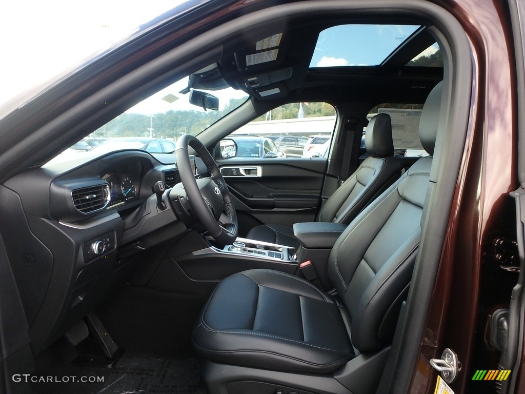 Ebony Interior 2020 Ford Explorer XLT Photo #135509807