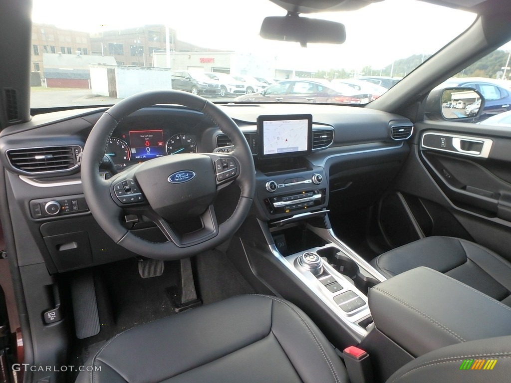 Ebony Interior 2020 Ford Explorer XLT Photo #135509813