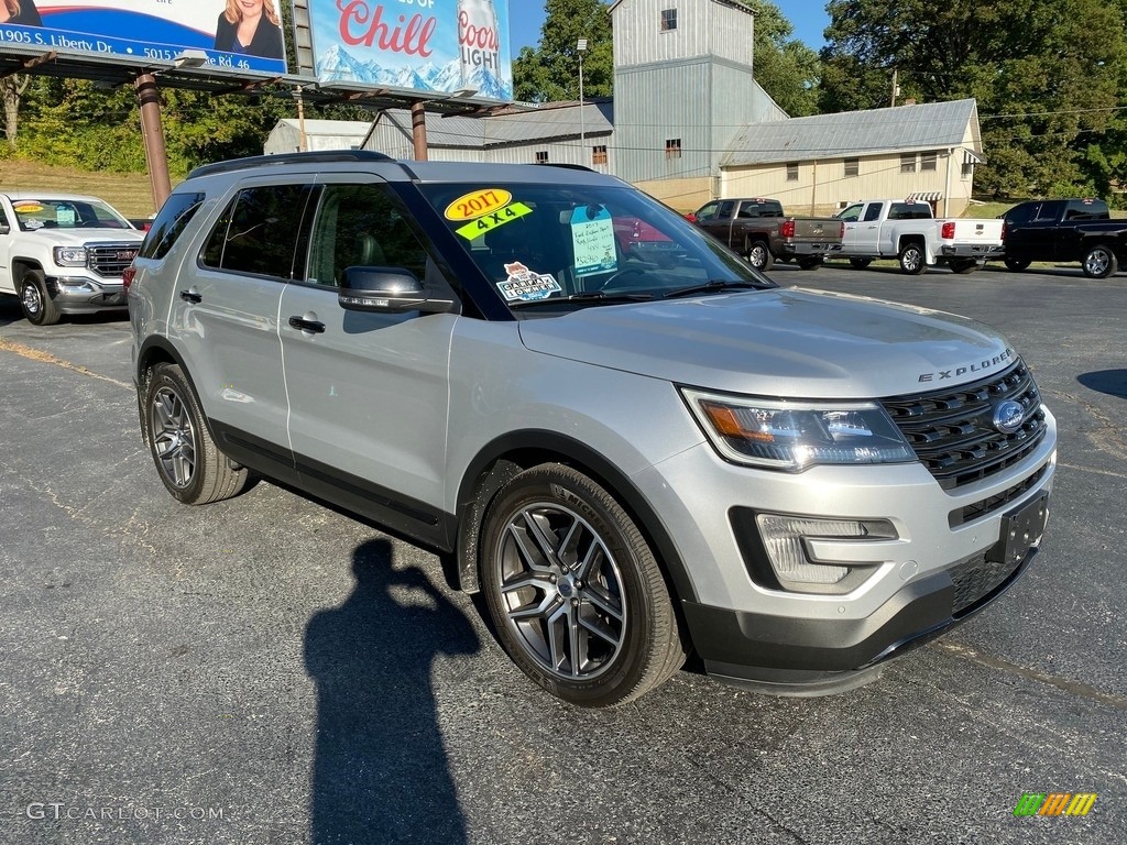 2017 Explorer Sport 4WD - Ingot Silver / Ebony Black photo #4