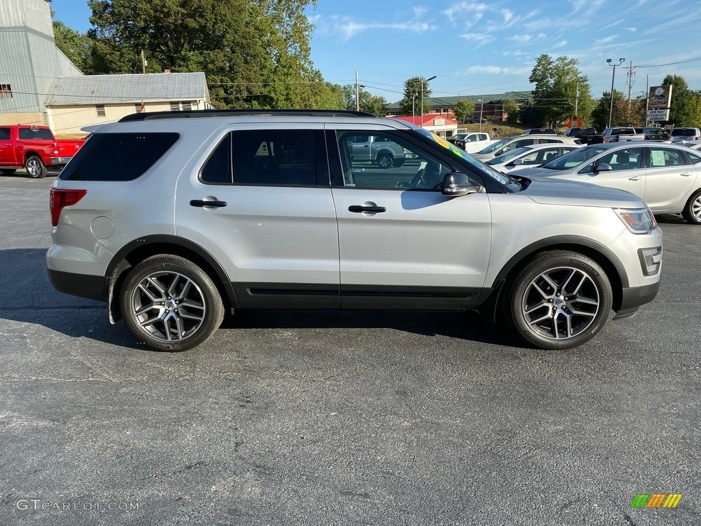 2017 Explorer Sport 4WD - Ingot Silver / Ebony Black photo #5