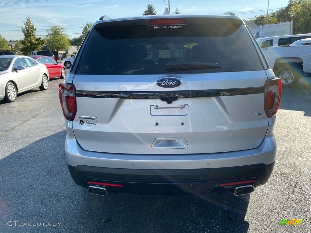 2017 Explorer Sport 4WD - Ingot Silver / Ebony Black photo #7