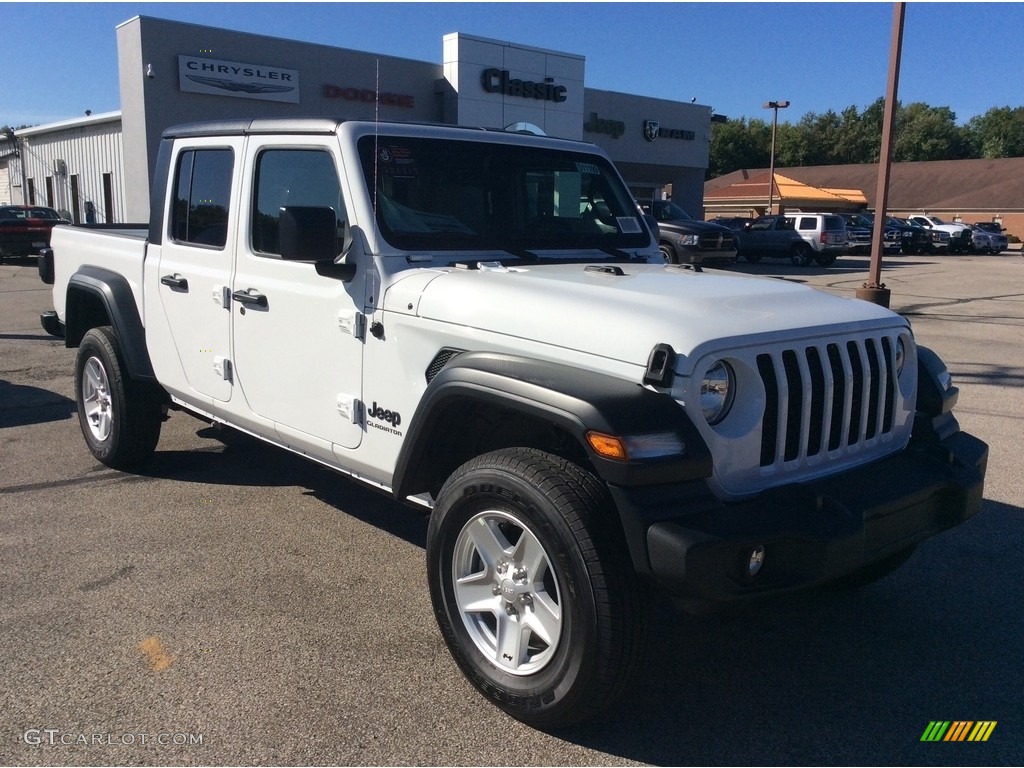 Bright White Jeep Gladiator