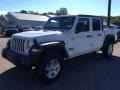 2020 Bright White Jeep Gladiator Sport 4x4  photo #5