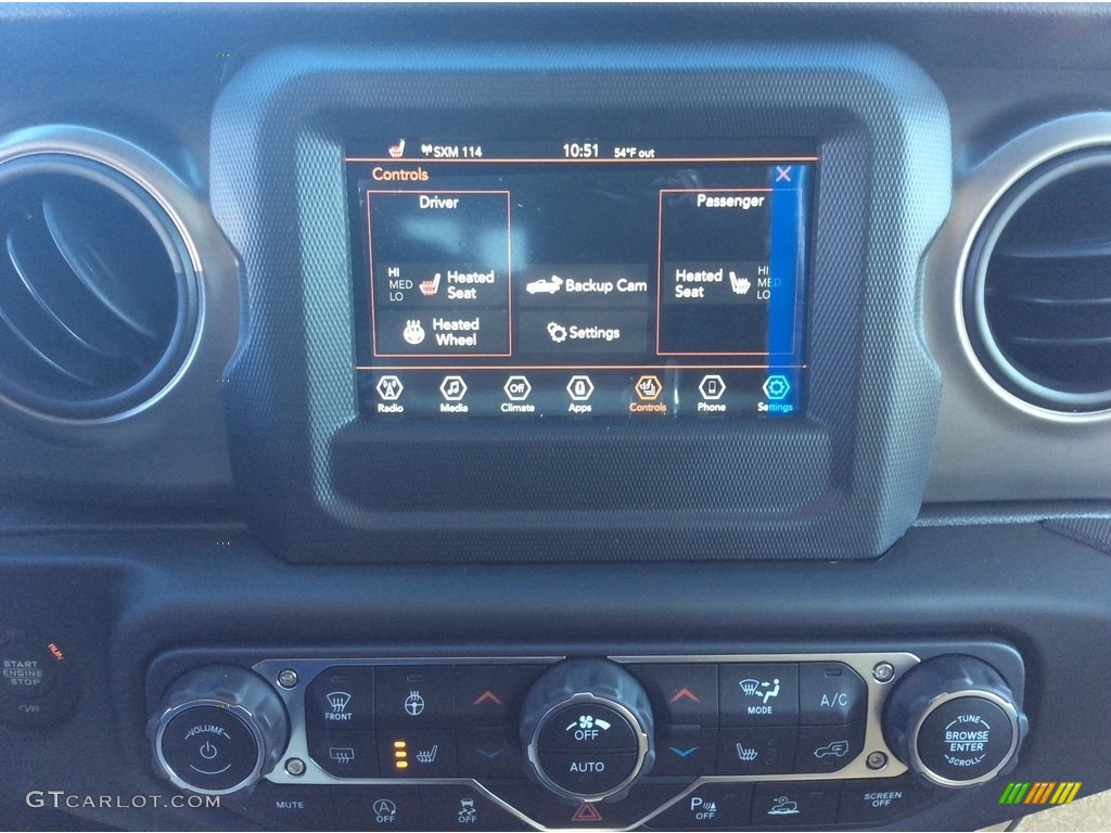 2020 Gladiator Sport 4x4 - Bright White / Black/Heritage Tan photo #15