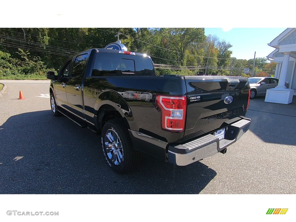 2019 F150 XLT SuperCrew 4x4 - Agate Black / Earth Gray photo #5
