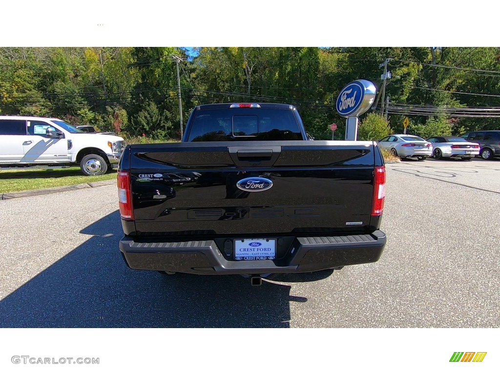 2019 F150 XLT SuperCab 4x4 - Agate Black / Black photo #6