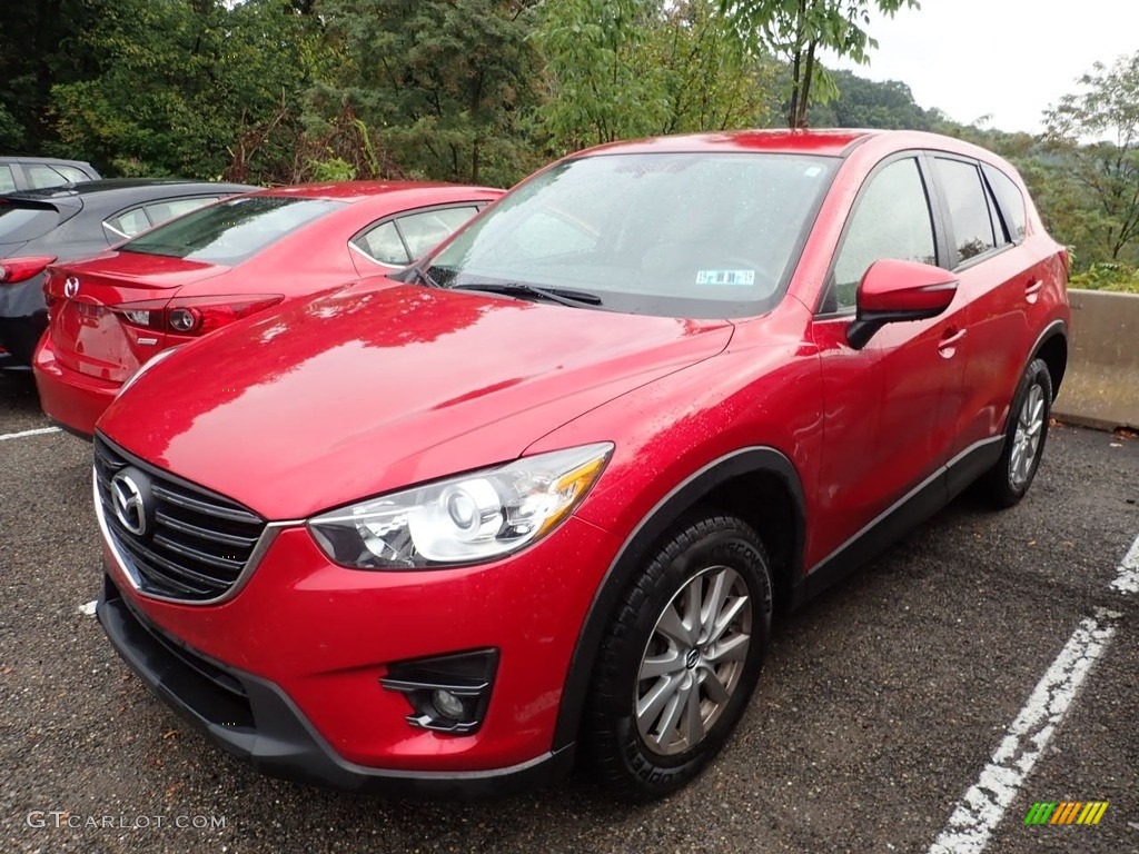 2016 CX-5 Touring AWD - Soul Red Metallic / Parchment photo #1
