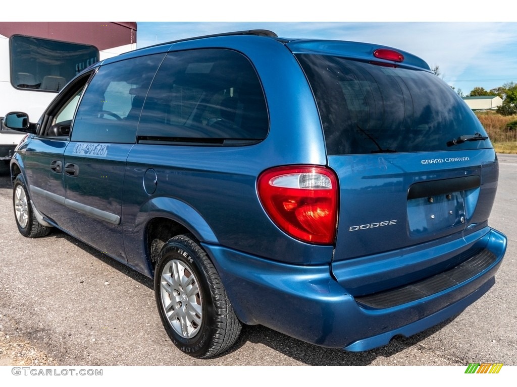 2007 Grand Caravan SE - Modern Blue Pearl / Medium Slate Gray photo #6