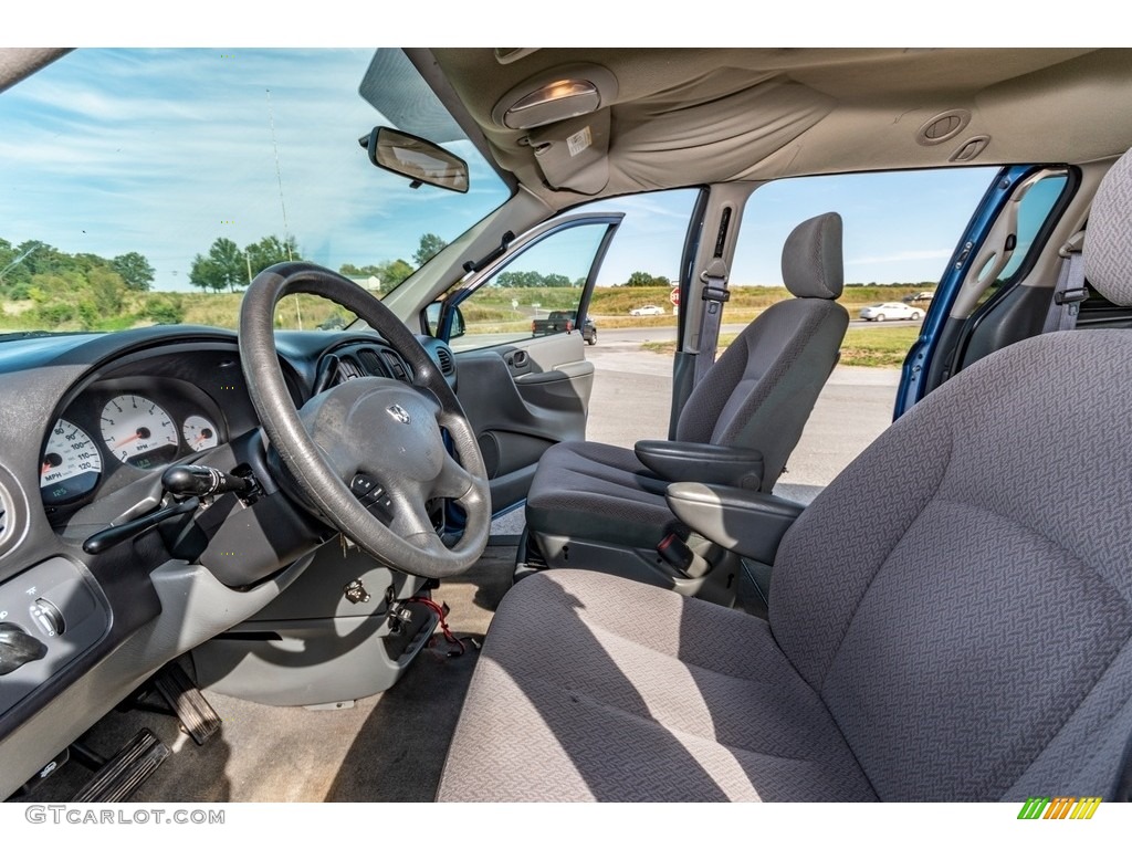 2007 Grand Caravan SE - Modern Blue Pearl / Medium Slate Gray photo #18