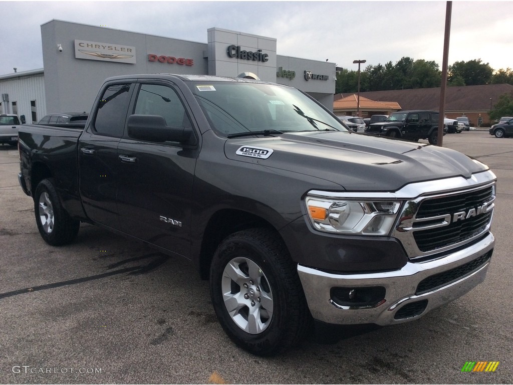 2020 1500 Big Horn Quad Cab 4x4 - Granite Crystal Metallic / Black/Diesel Gray photo #1