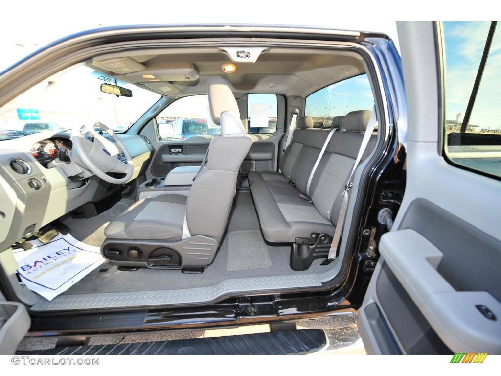 2006 F150 XLT SuperCab 4x4 - Black / Medium/Dark Flint photo #12