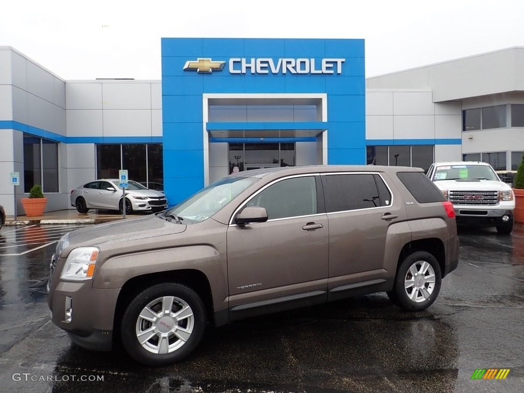 2012 Terrain SLE AWD - Mocha Steel Metallic / Jet Black photo #1