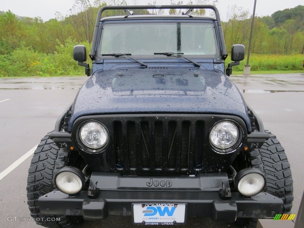 2006 Wrangler Unlimited 4x4 - Midnight Blue Pearl / Dark Slate Gray photo #4